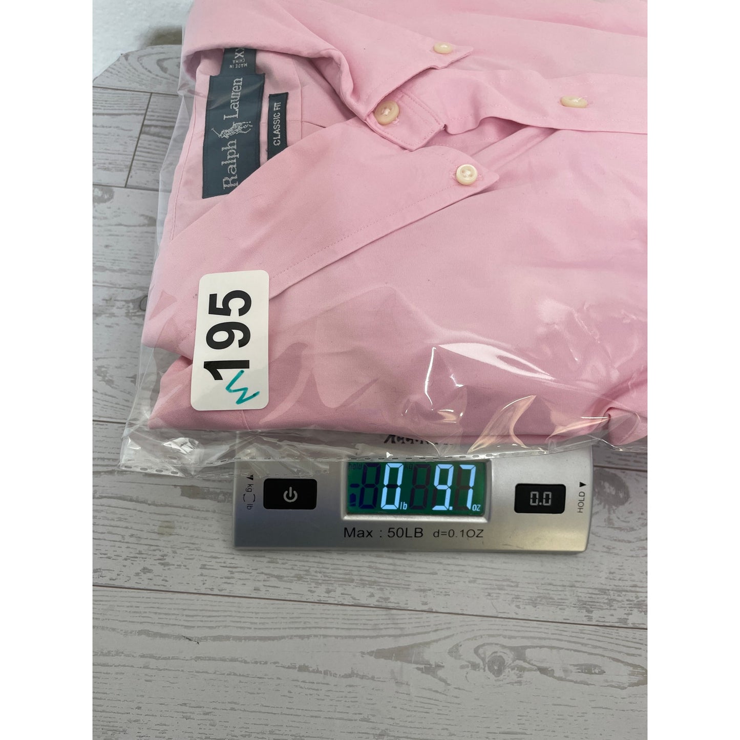 Ralph Lauren Classic Fit Pink Men’s Long Sleeve Button Up Shirt XXL