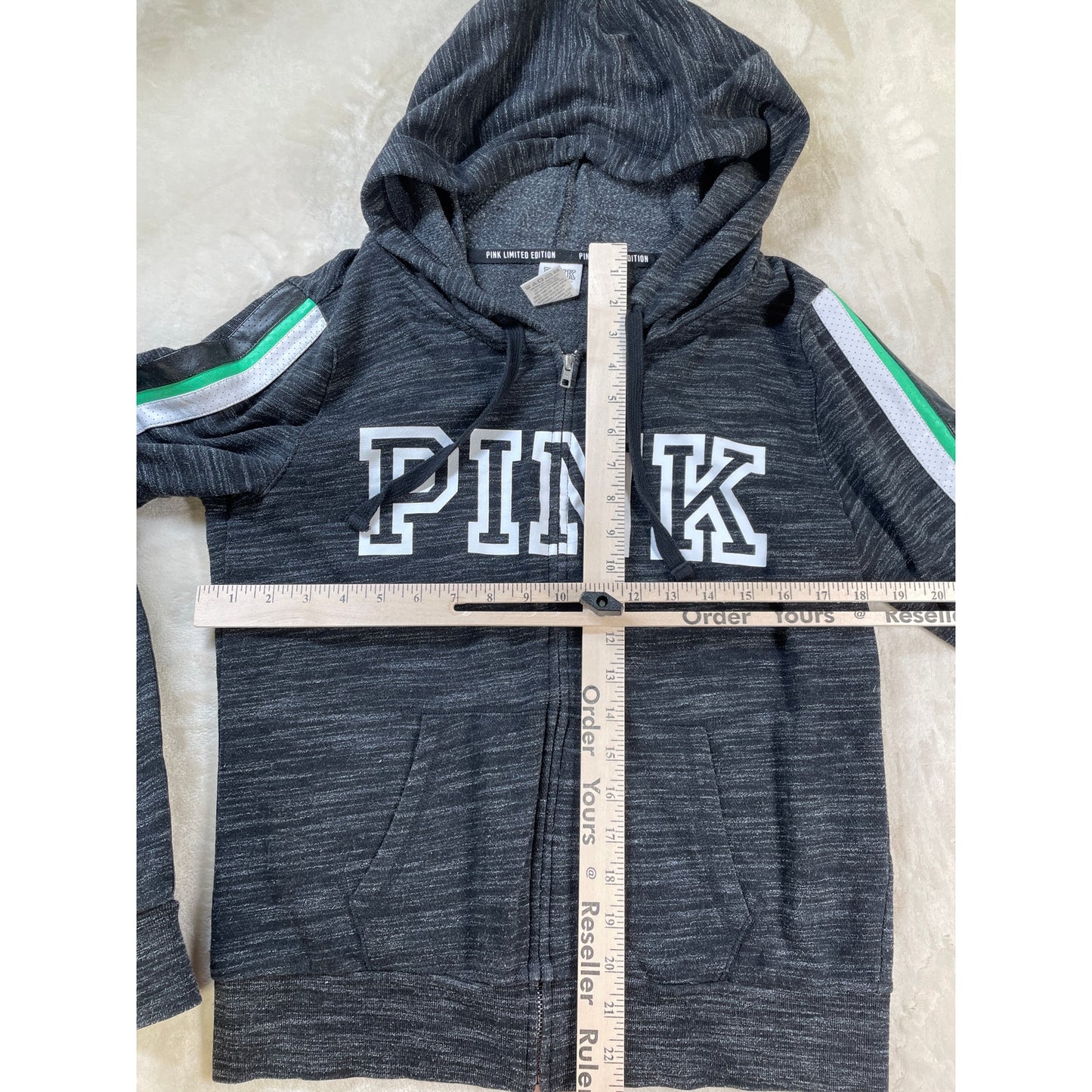 Limited Edition Victoria Secret Pink Zipper Hoodie Pant set M & L