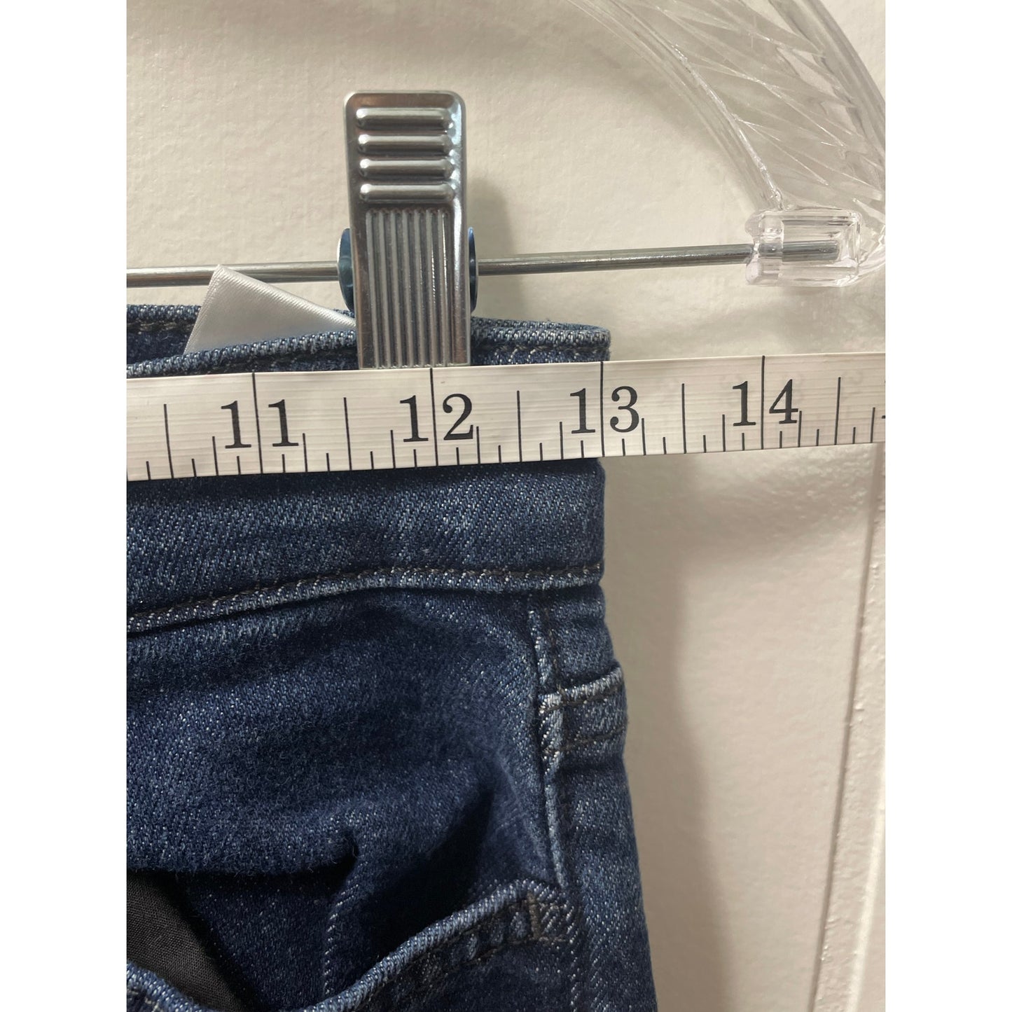 Women Hudson High Waisted Heidi Y2K Flared Dark Denim Jeans Size 24