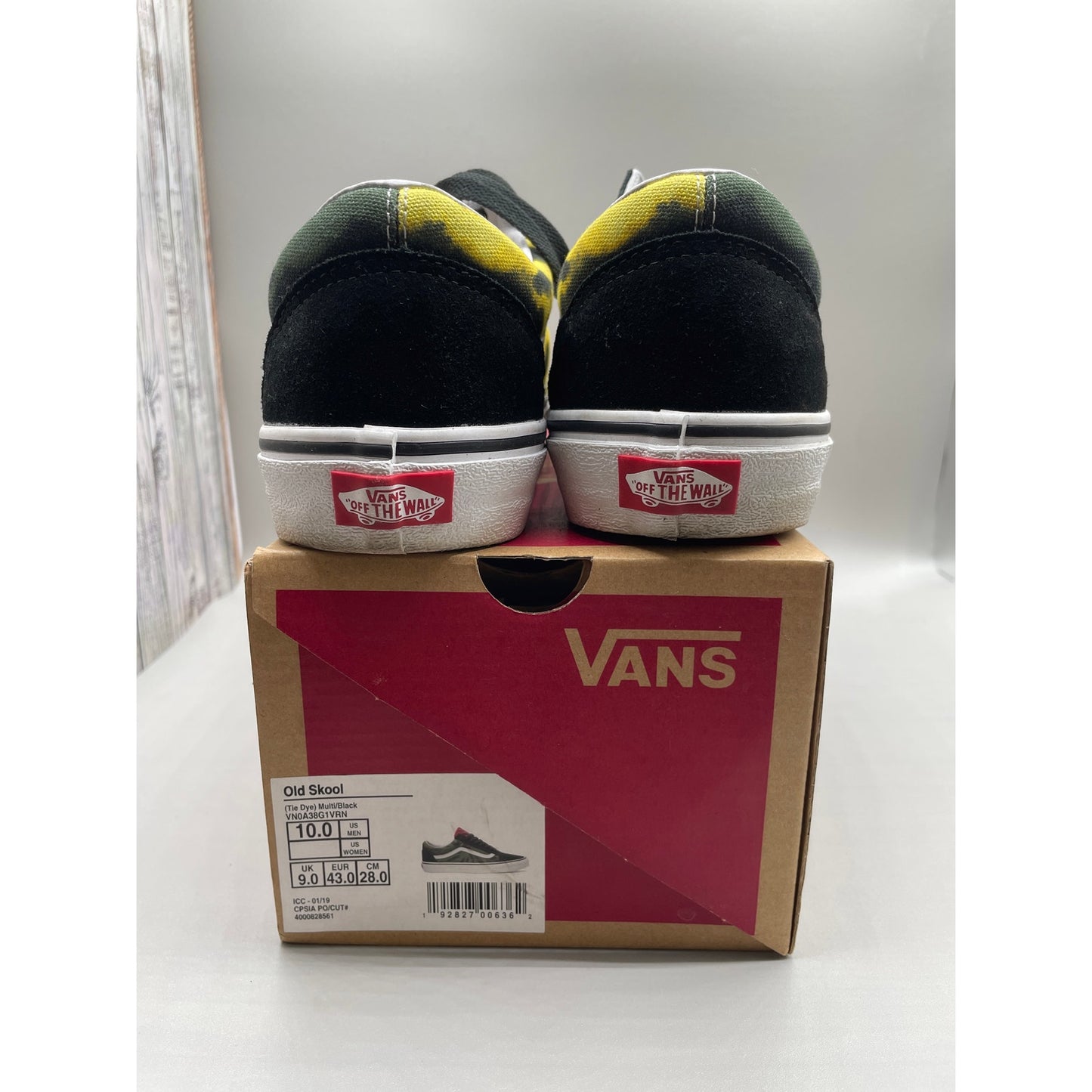 Vans Old Skool Tie Dye Multi Men’s Sneakers Size 10