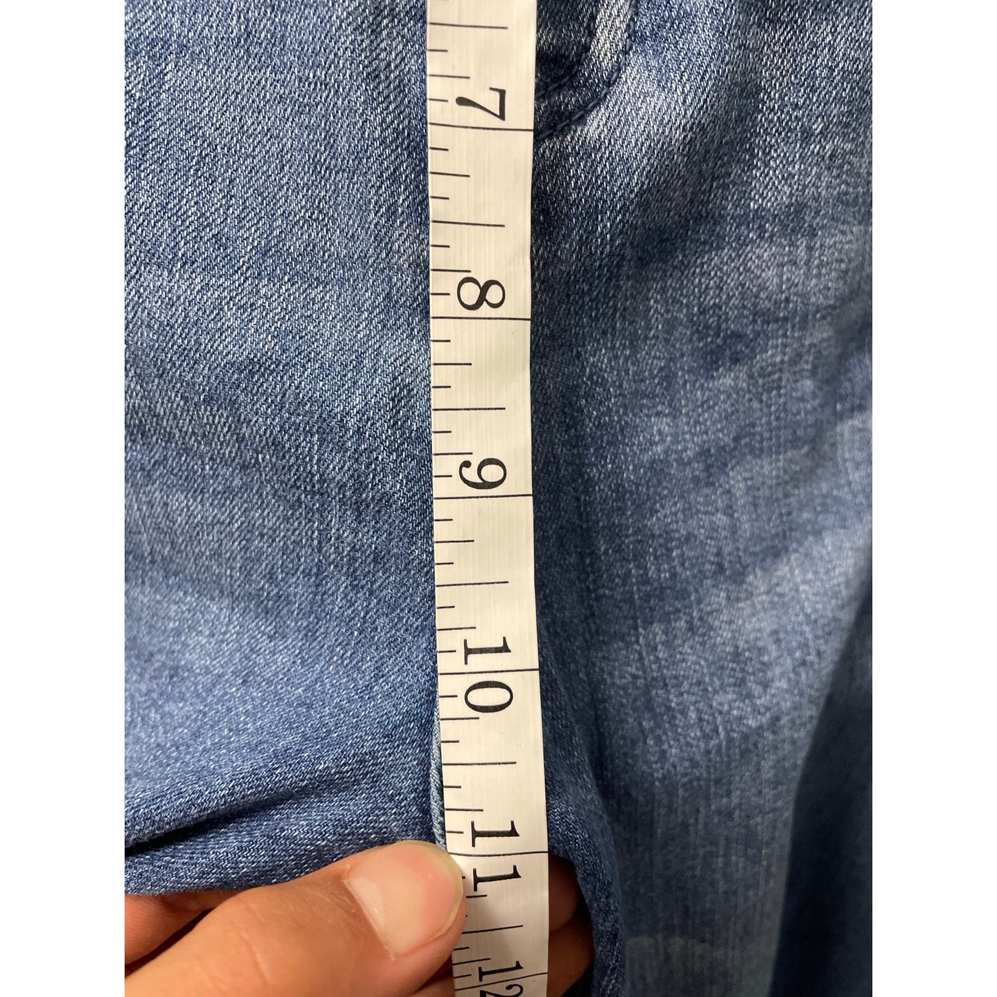 Poured in Blue Womans Denim Jeans Size 10
