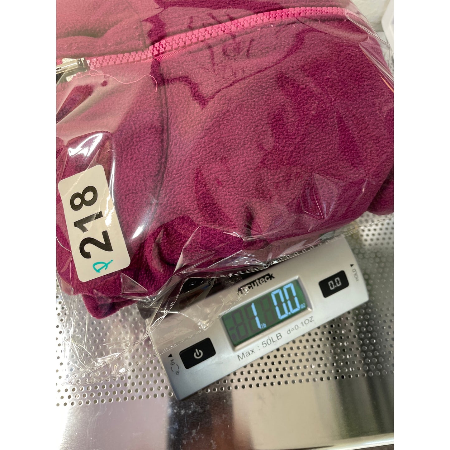 The North Face Magenta Woman’s Fleece Zipper Sweater L