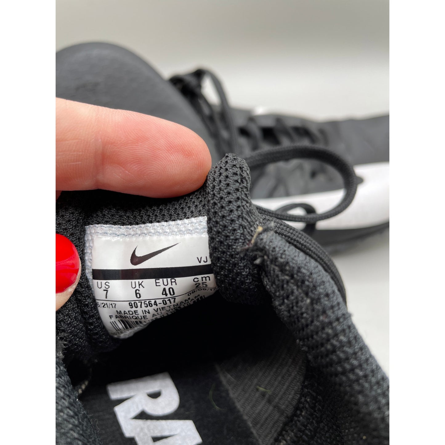 Nike Black Zoom Rival S Racing Men’s Track Cleats Lace Shoes *No Spikes 7