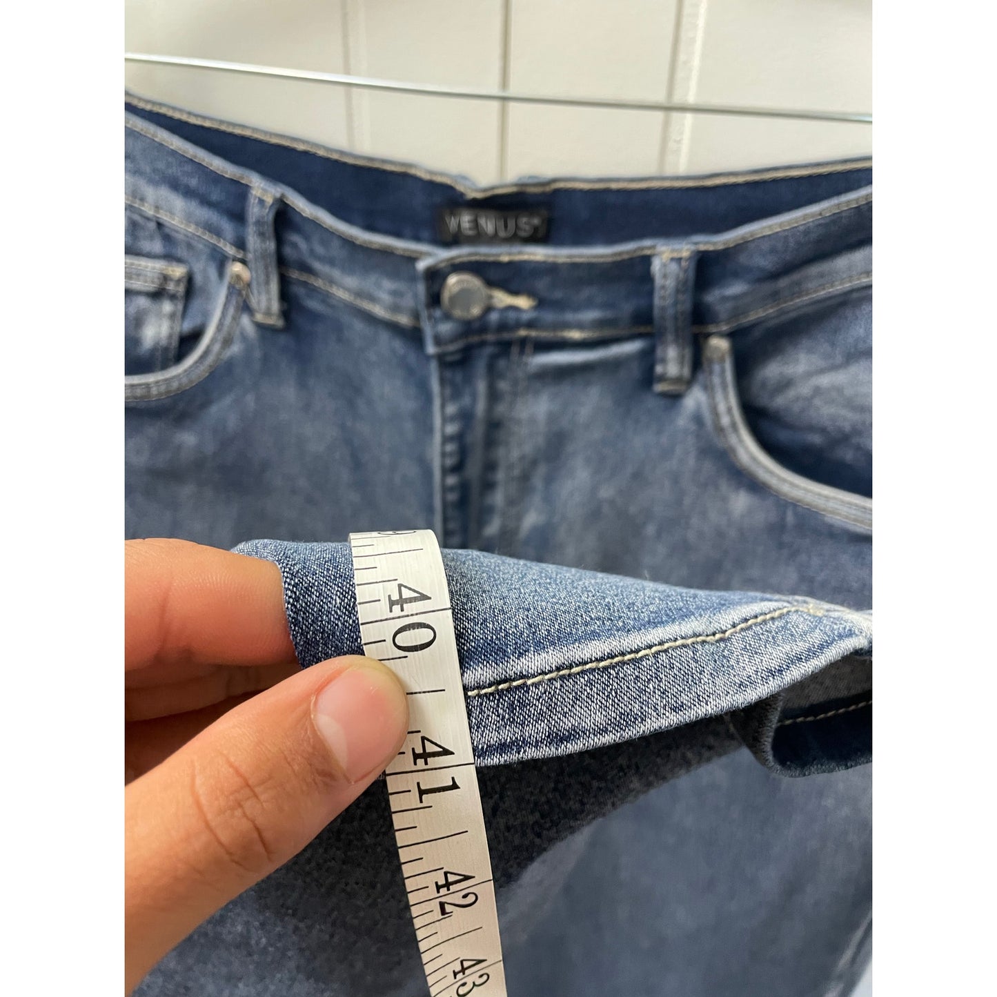 Venus Woman Denim Stretch Fitted Jeans Size 14R