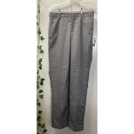 Perry Ellis Mens NWT Grey Slim Slacks Size 28x30