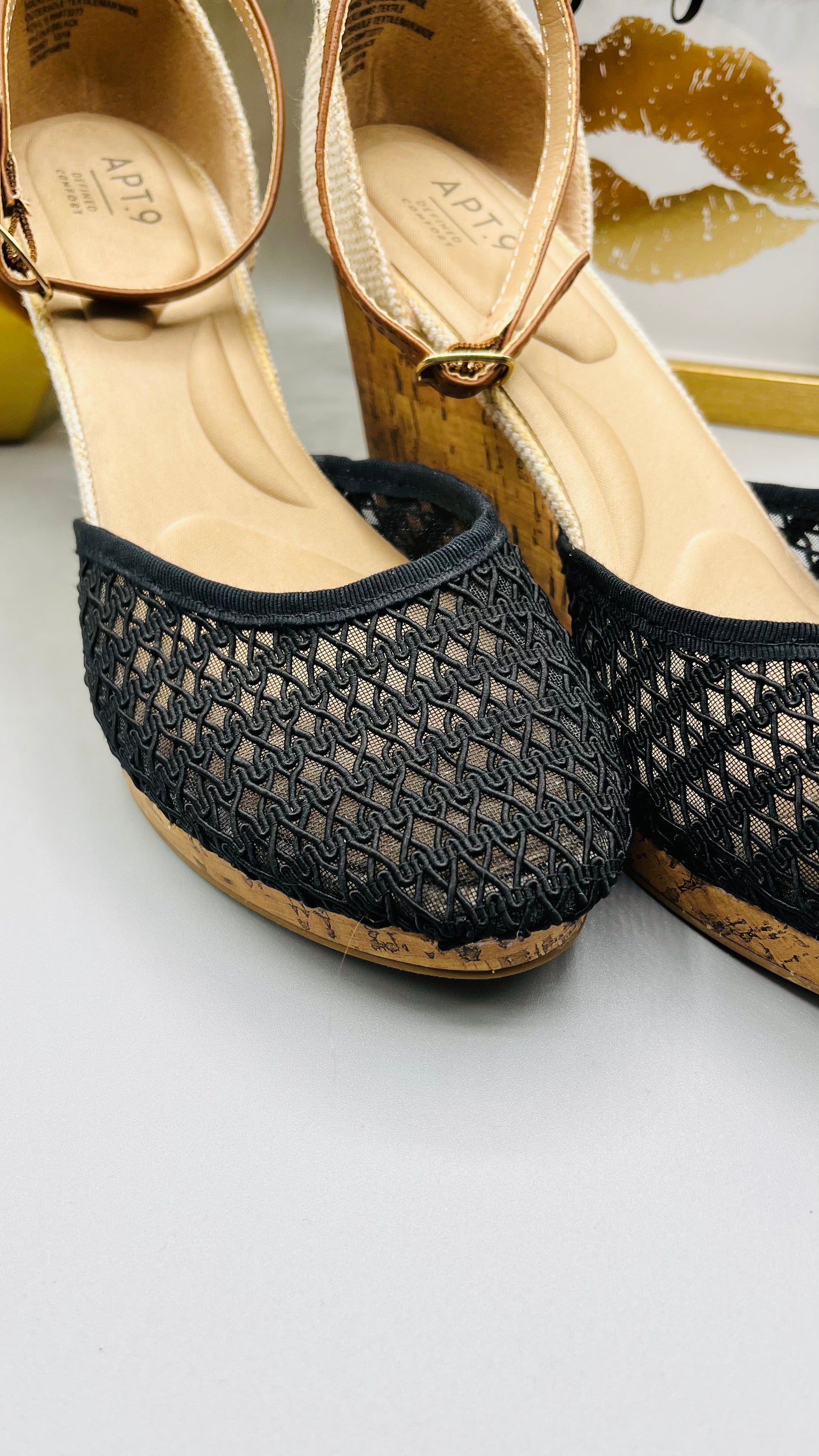 PreLoved | Apt 9 Black Wedges