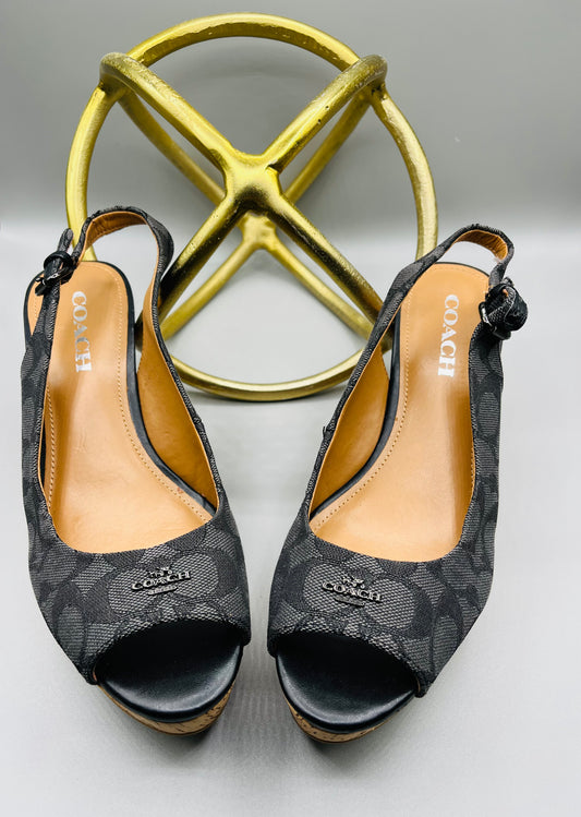 Coach Cork Wedges