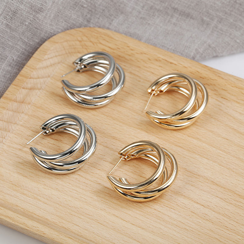 Tres Hoops | Earrings