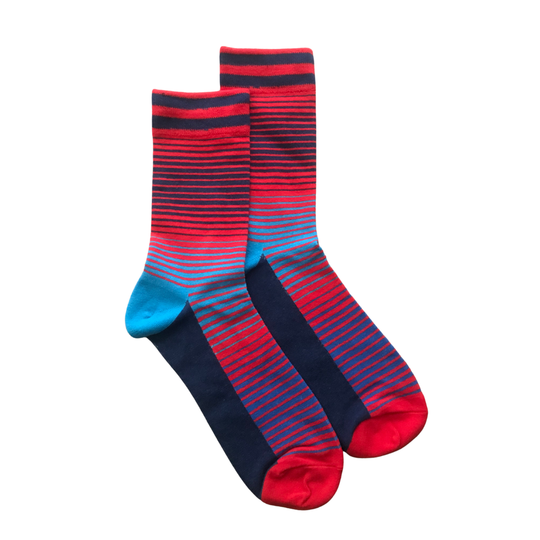 Red Stripes | Fun Socks