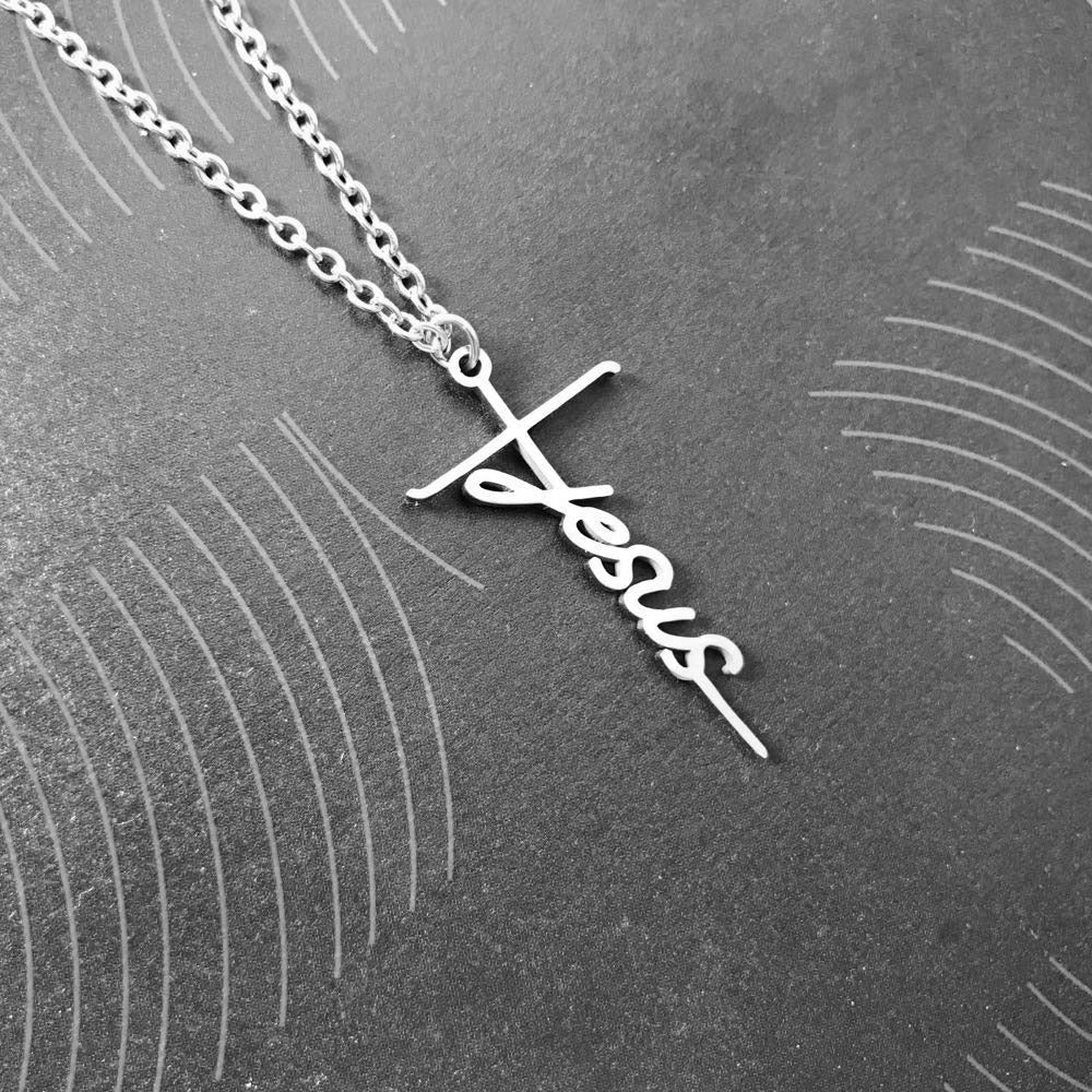 Jesus Cursive | Necklace