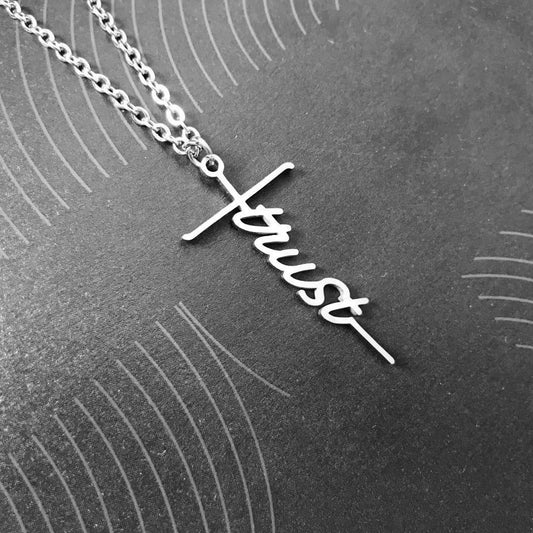 Trust Cursive | Necklace