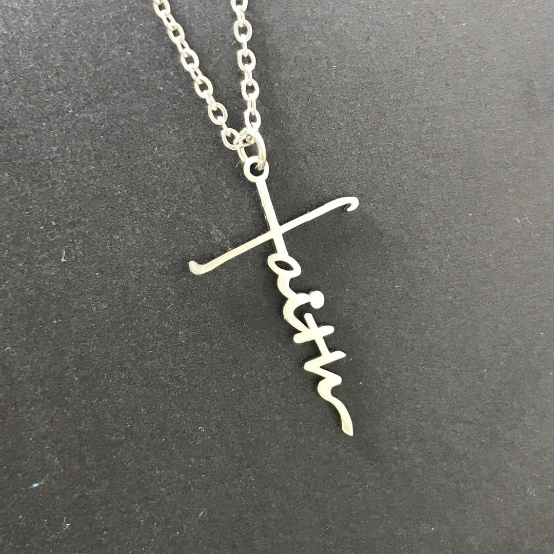 Cursive Faith | Necklace