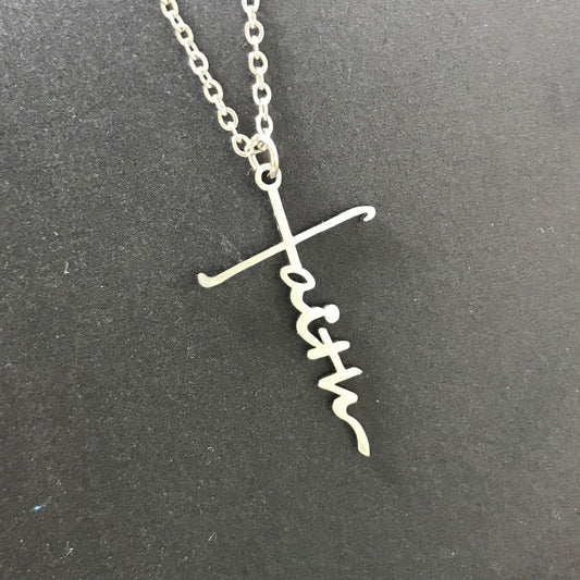 Cursive Faith | Necklace