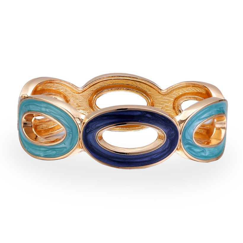 Blue and Teal | Hinge Bracelet