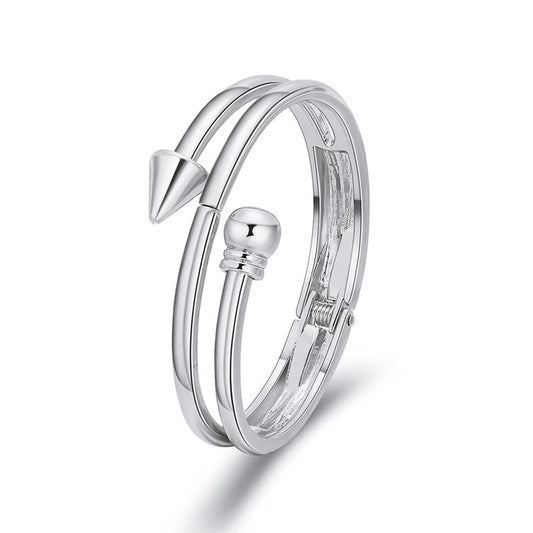 Silver Arrow | Hinge Bracelet