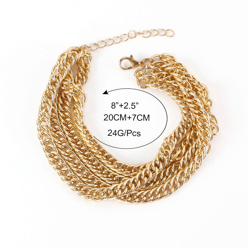 4 Chains | Gold Anklet