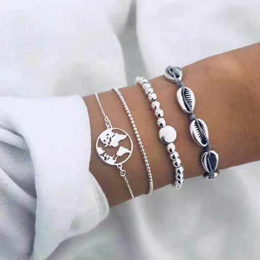Shelly|Silver Bracelet