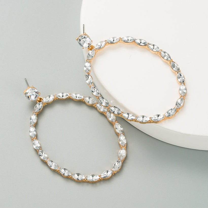 High Shine Rhinestone | Earrings