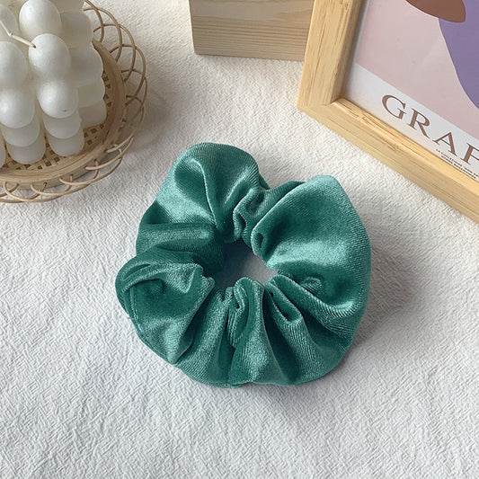 Teal | Soft Velvety Scrunchie