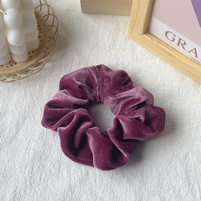 Mauve | Soft Velvety Scrunchie