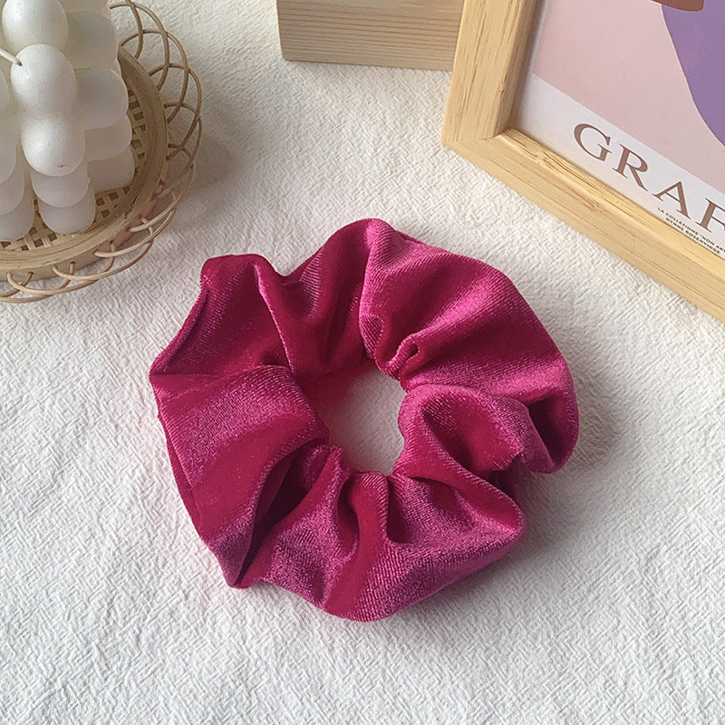 Hot Pink | Soft Velvety Scrunchie