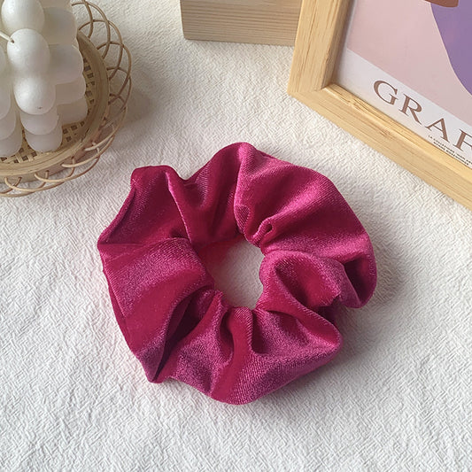 Hot Pink | Soft Velvety Scrunchie