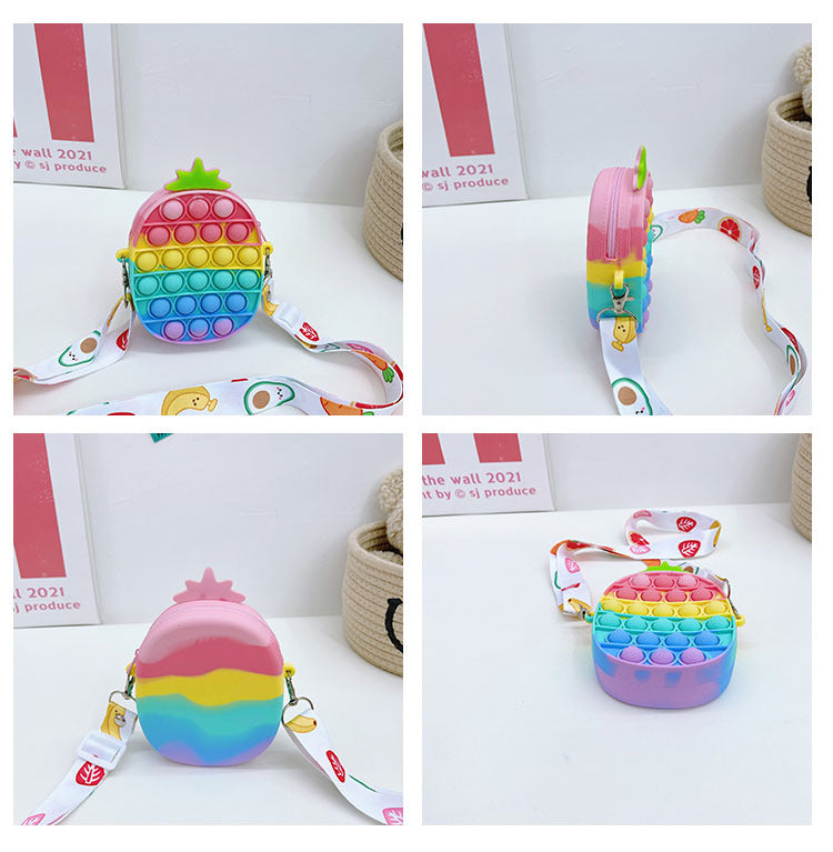 Rainbow Pineapple | Pop-it Purse