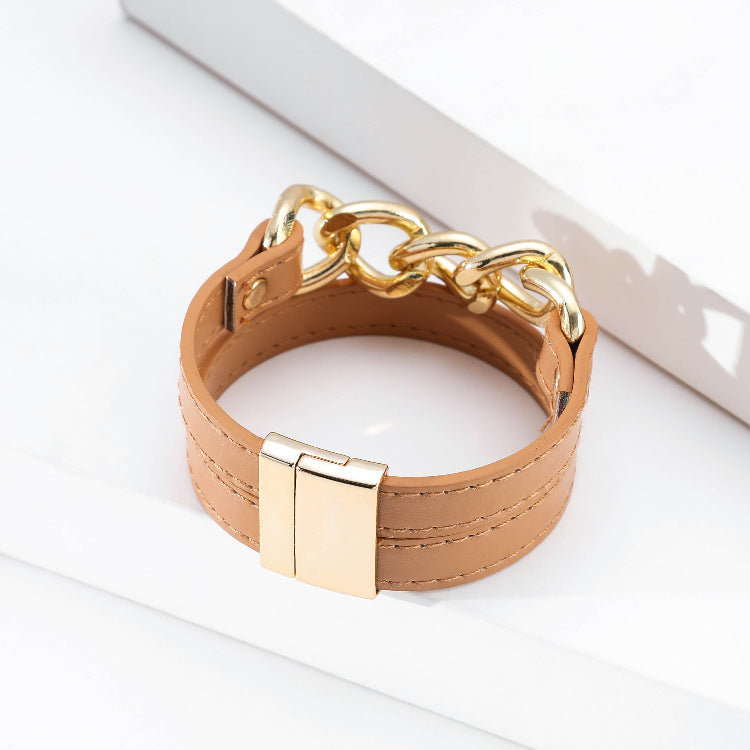 Cuban Link | Caramel Magnetic Bracelet