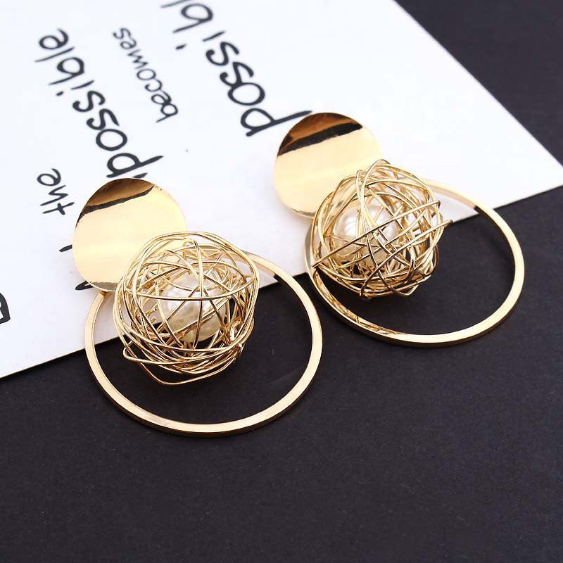 Nested Pearl Earrings