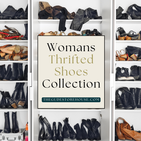 Womans Thrifted Shoes Collection