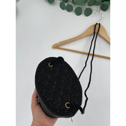 Vintage Inge Christoper Vintage Back Evening Glam Beaded Box Bag
