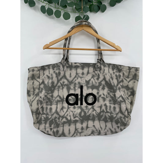NWT Alo Yoga Tie Dye Canvas Tote Athleisure Bag