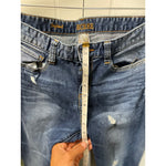 Decree Distressed Womans Boyfriend Denim Slim Jeans SZ 7