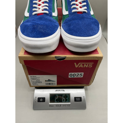 Vans Old Skool Yatch Club Men’s Sneakers Multi Color Blue Green Red Yellow 10