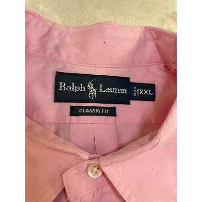 Ralph Lauren Classic Fit Pink Men’s Long Sleeve Button Up Shirt XXL