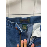 Cambridge Classic Vintage Denim Mens Button Fly Zipper Dad Trouser Jeans Size 36x34