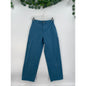 Volcom Womans This That Them Skate Cotton Chino Teal Pants Size 24 XS