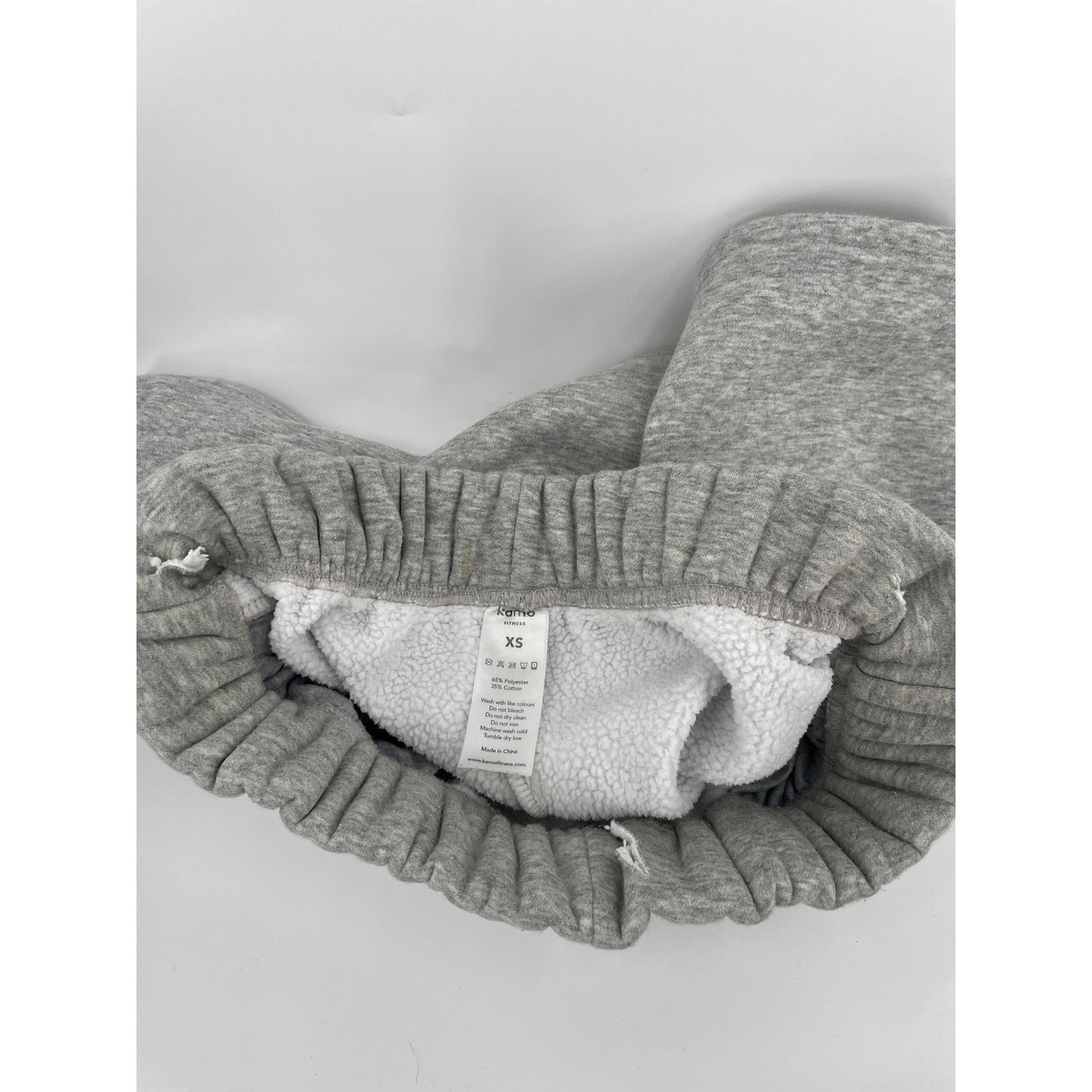 2 Kamo Fitness Cozy-tech Activewear Brown and Grey Sweat-shorts Bundle XS