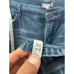 Juicy Couture Y2k  Woman Distressed Denim Rhinestones SZ 14