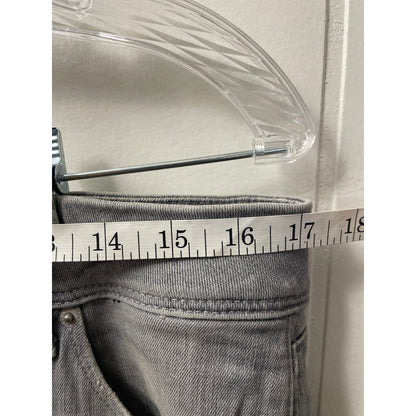 Women Stone Grey Hudson The Collins Denim Mid Rise Skinny Jeans Size 32