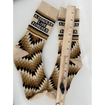 A**holes Live Forever 3 Pair of Socks Bundle