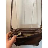 Vintage Capezio Genuine Leather Brown purse/crossbody bag