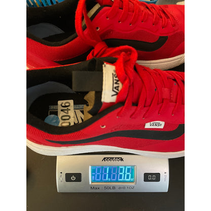 Vans UltraRange Red Mens Lace Up Comfort Sneakers 10