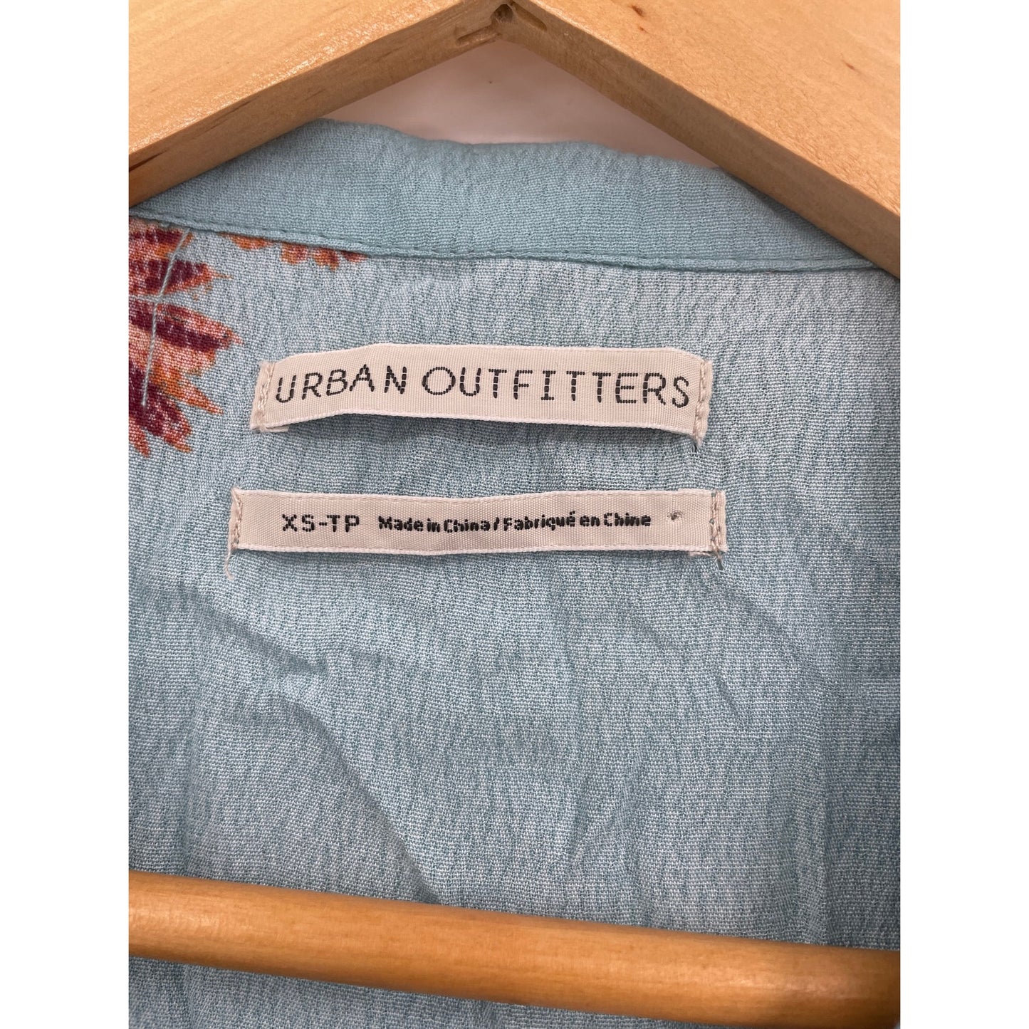 Urban Outfitters Mallory Floral Button-Through Mini Dress  XS-TP