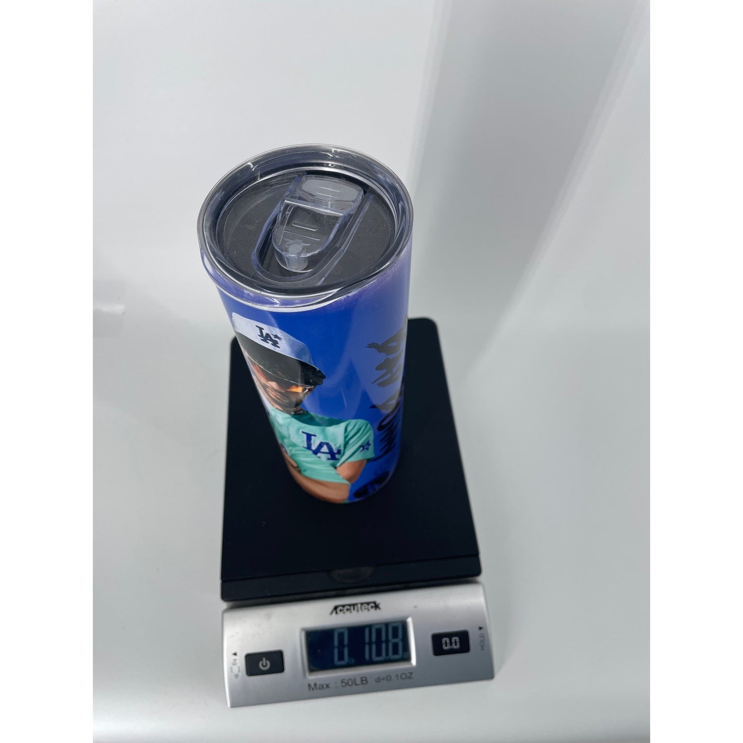 Bad Bunny LA Dodgers Water Coffee 20 ounce Tumbler