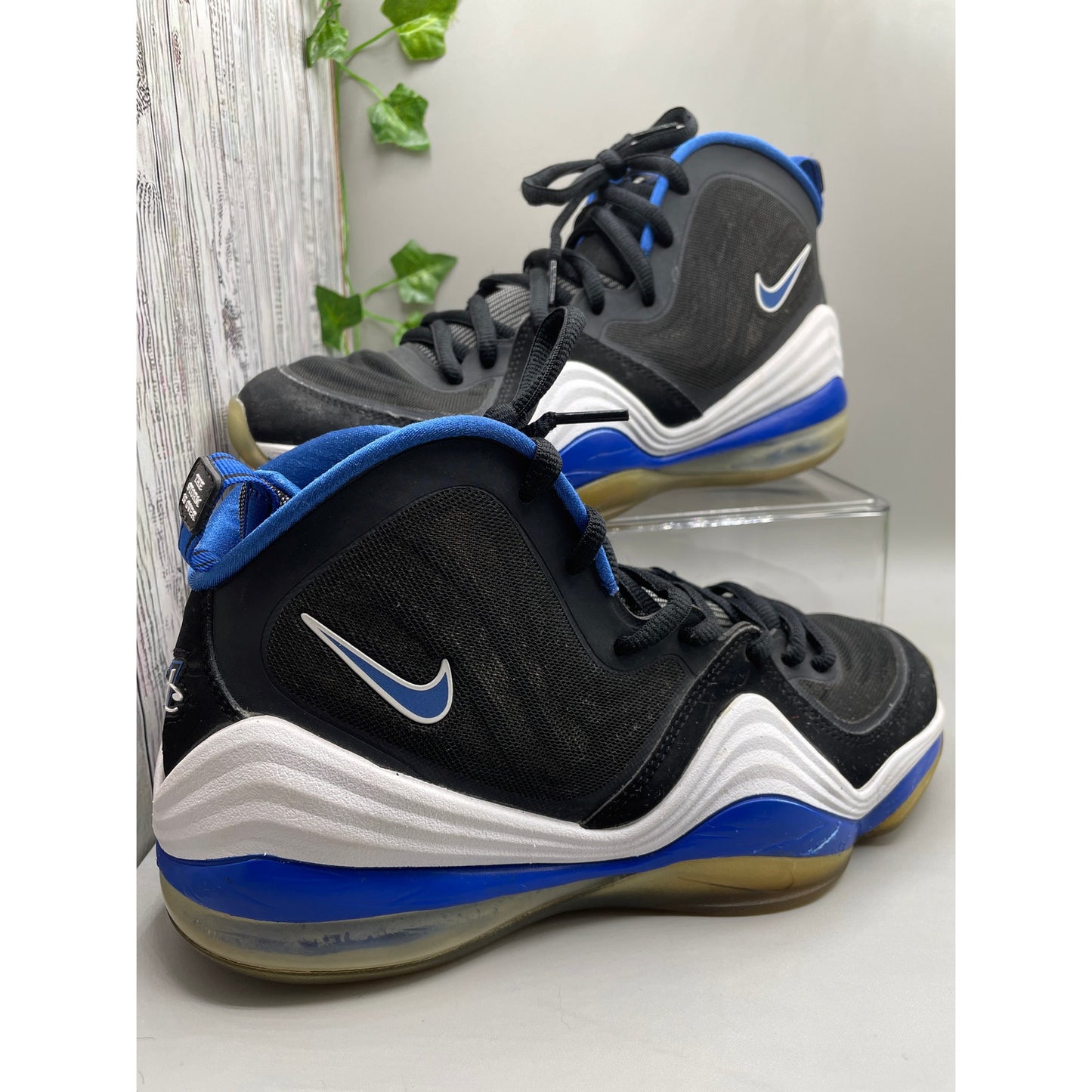 Nike Air Penny 5 “Orlando Home” Black Blue White Athletic Basketball Men’s Sneakers 9