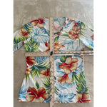 J. McLaughlin Nylon Spandex Signature Blouse 3/4 Sleeve BOTANNICA XS