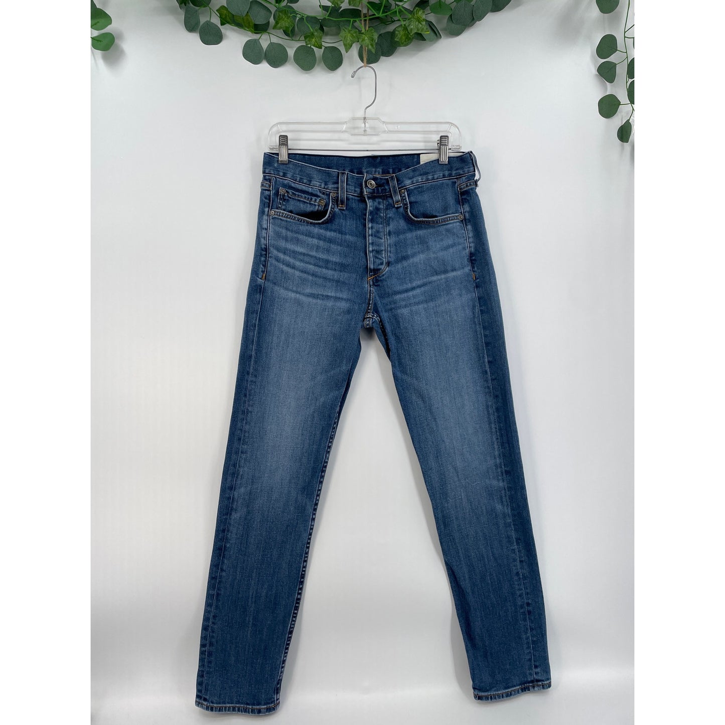 Rag & Bone Dark Medium Wash Womans Fit Slim Denim Jeans Size 30x30