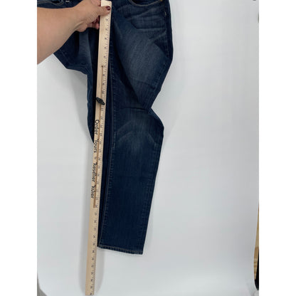 Paige Dark Denim Mid Rise Jimmy Jimmy Skinny Jeans Size 28