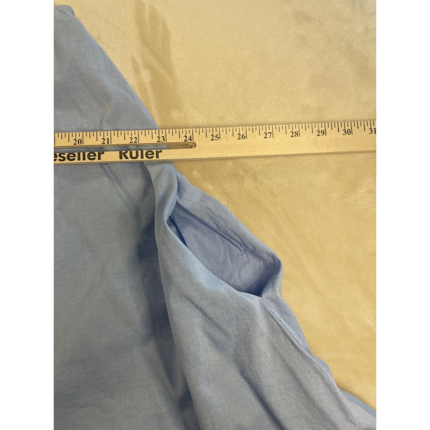 Rebecca Mincoff Cotton Sky Blue Button Up Shirt Dress XS